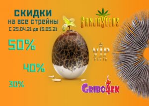 Большая пасхальная скидка от GanjaSeeds уже ваша