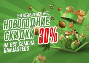 Новогодние скидки от GanjaSeeds