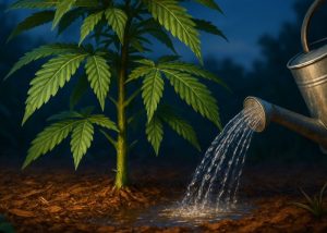 Ночной полив каннабиса в аутдоре: охлаждение в жару или путь к грибкам?
